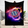 Bayern Munich Blanket Warmthful Decor Great for Bed Seaside Bedding Four Seasons Multipurpose Modern Style Gift for Travel Home Birthdays
