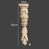 Dropshipping  classic Roman column solid carved carving decoration Chinese stud beam support beam furniture fireplace cabinet