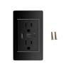 Flush-mounted and surface-mounted outlet, 2 ports, USB & Type-C, wall-mounted outlet plate, multiple protection, simple design, USB socket, 5V