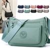 Women'S Adjustable Crossbody Bag,Lightweight Zippered Nylon Shoulder Bag with Adjustable Strap, Minimalist Everyday Purse