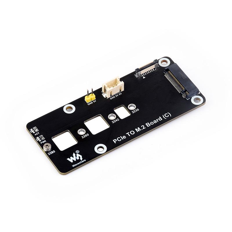 Raspberry Pi 5 PCIe to M.2 NVMe Adapter Board for Hard Drives