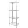 Chrome-plated Catering Rack Mega-M 4-shelf H-180 L-60 G-45 N