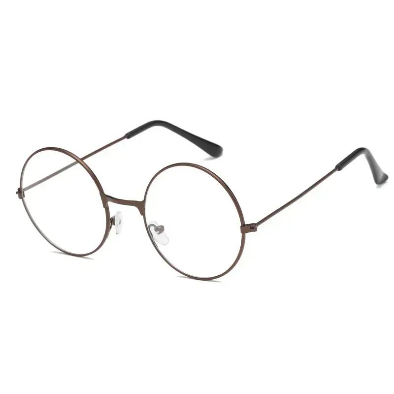 New Reading Glasses Metal Round Frame Vintage Men Women Eyeglasses Unisex Eyewear Optical Spectacles Metal Frame Glasses