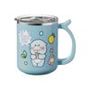 Beerus Gang Insulated Mug with Lid - Leak-proof, Dustproof, Double-layer Water Cup for Kids & Office.