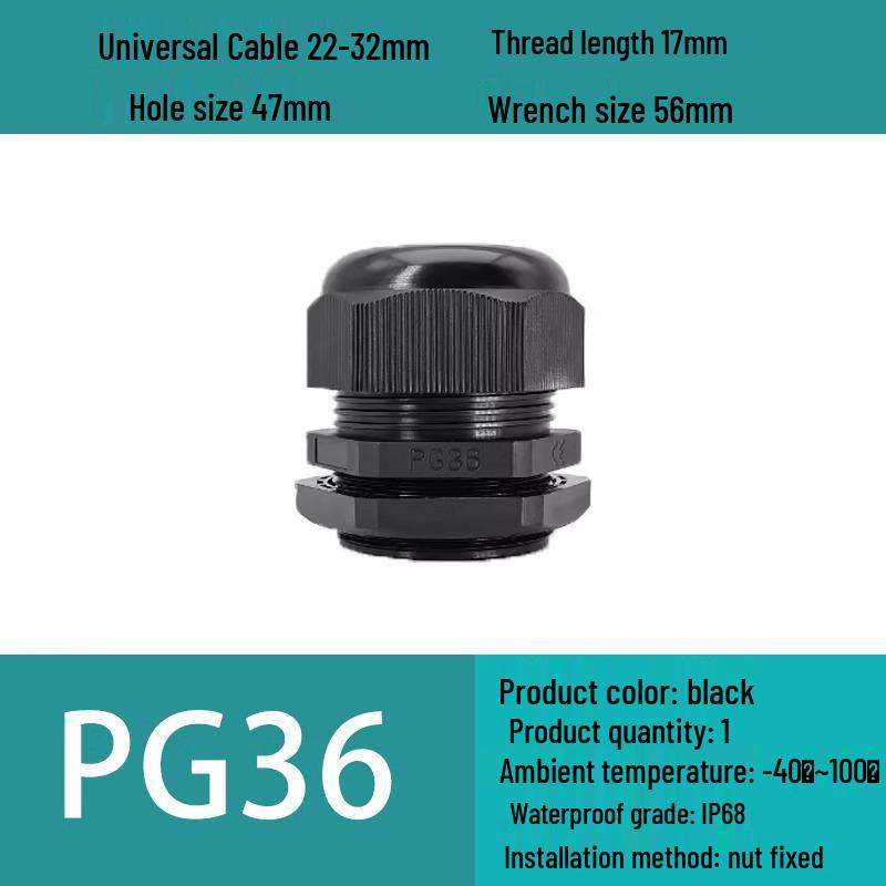 M Series Waterproof Nylon Cable Gland Connector