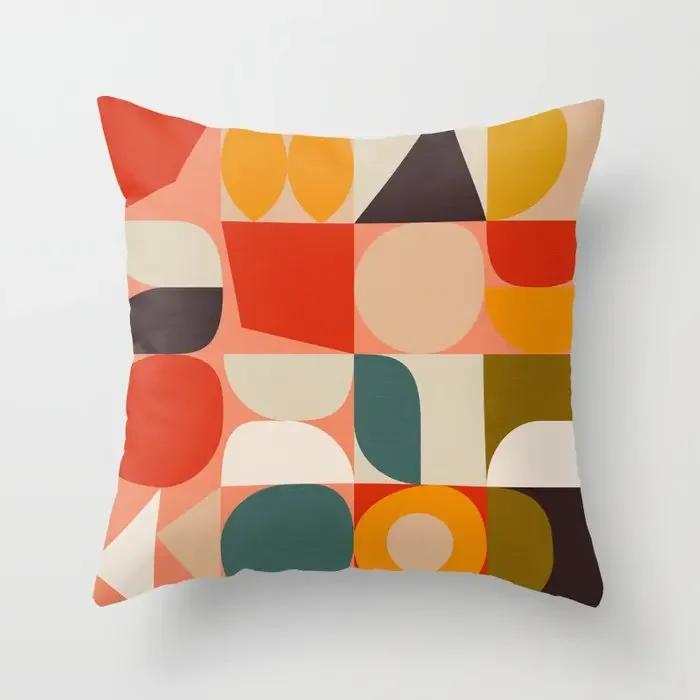 Bedroom Living Room Decoration Home Decor Abstract Pattern  Sofa Cushion Cover
