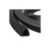 uxcell Corner Guard Corner Cushion U-shaped Edge Banding Flat Angle Approx. 2M Length Fits Edge Thickness 9.5mm-10mm Width 14mm Height 12mm Rubber