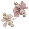 Women Hairpin Heart Shape Imitation Pearls Bowknot Decor Hair Clip Side Bang Hair Pin Hair Styling Tool Hair Accessories