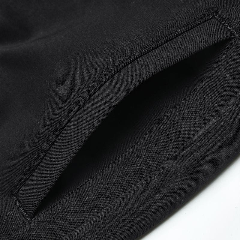 Fila White Series Versatile Loose Knit Straight Leg Casual Pants Women Bottoms Black F11W513606F-BK