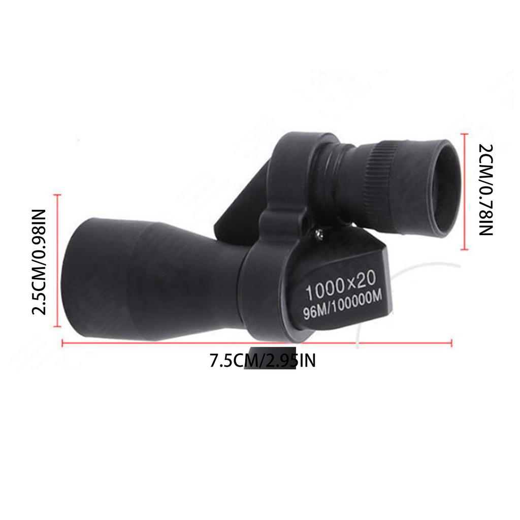 8X20 Magnification Monocular Telescope Equipped with Anti-Glare and Highly Reflective Lenses Suitable for Bird Watching Concert