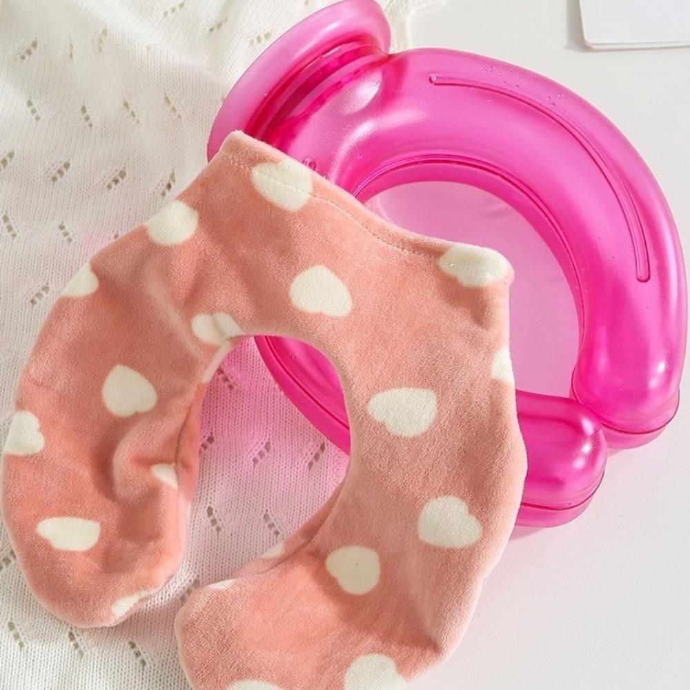 Portable Icy Cooling Neck Bag PVC Hot-water Bag Neck Support Cold Collar Neck Protector  Running