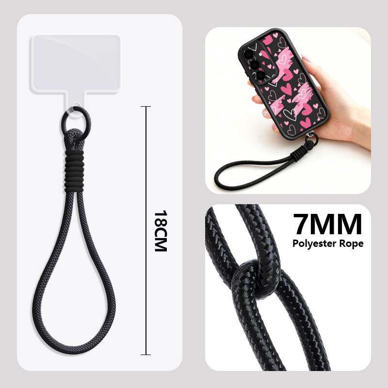 Cherry Fruits Print Lanyard Case For Samsung S26 FE A18 S25 S24 S23 S22 Ultra A54 A55 A16 A26 A36 A56 A17 A27 A37 A57 5G Bumper Cover