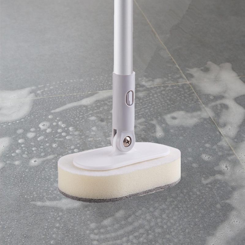 Mop Combination Cleaning Set, Broom, Wiper, Clothes Fork, Bathroom Floor Brush, Glass Cleaner, One Pole, Detachable and Washable