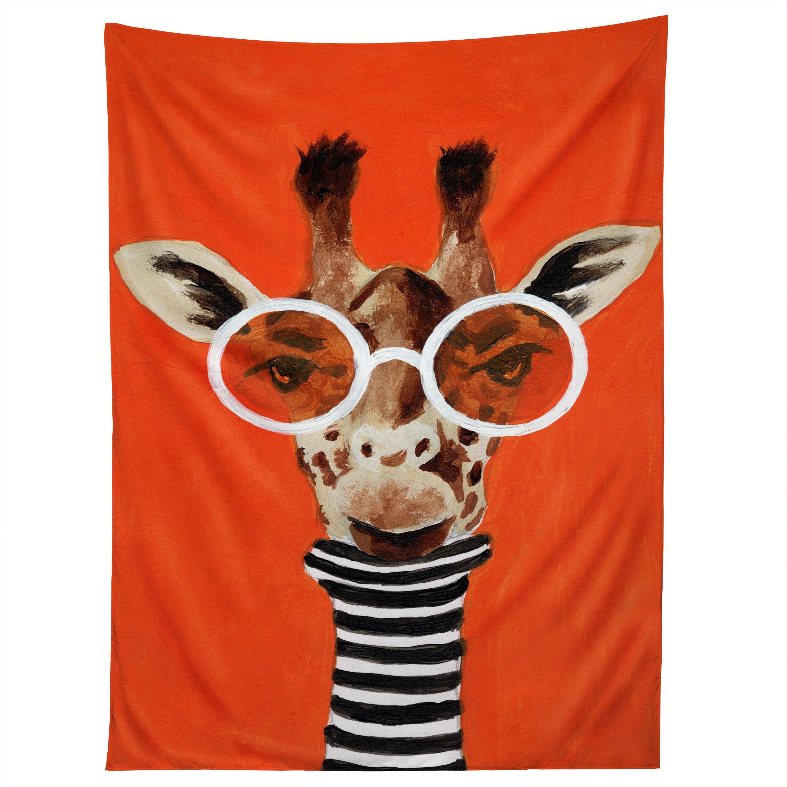 A STRIPY GIRAFFE tapestry 75x100