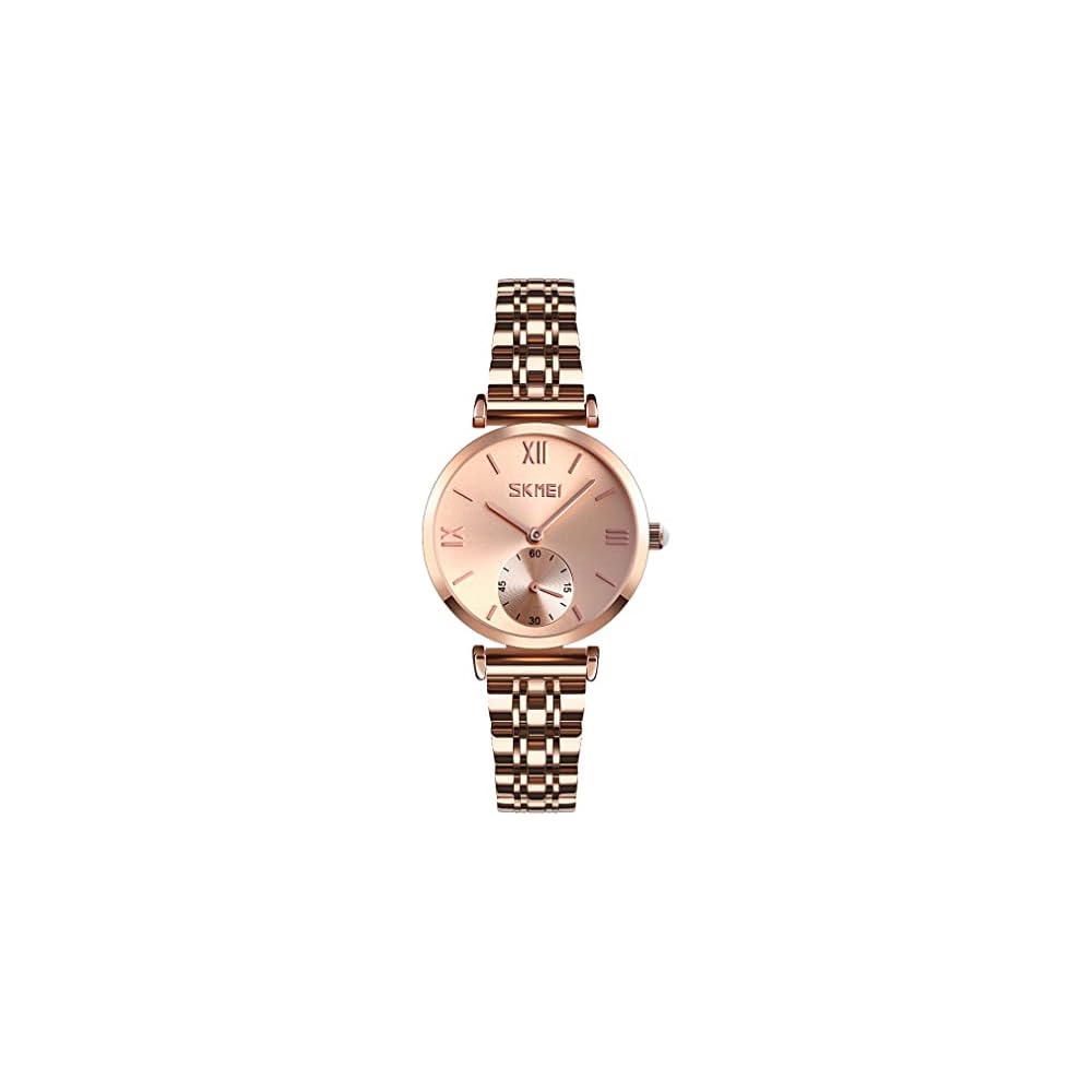 Elegant Women s Gold Analog Quartz Watch Slim Waterproof Stainless Steel Casual Classic