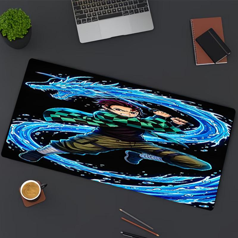 Demon Slayer Print Mouse Pad, for Keyboard Pad Laptop PC Mat for Office Home Use, Desk Decor, Perfect Birthday Gift for Gamers