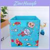 Waterproof Fabric Desktop Storage Bin With Stitch Hello Kitty Print For Kids And Teens