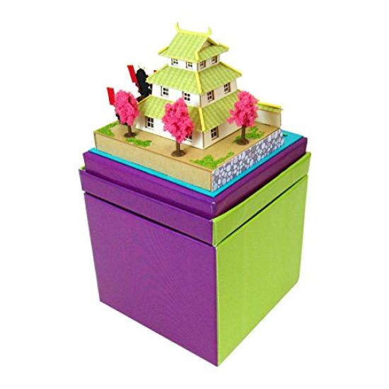 Sankei Artă Miniatură Mini Castel și Armură Artă din Hârtie Fără scară MP05-19