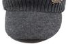 Men Winter Hat Casual Winter Beanie Hat For Men Plush Lining Wool Hat High Quality Warm Knitted Hat