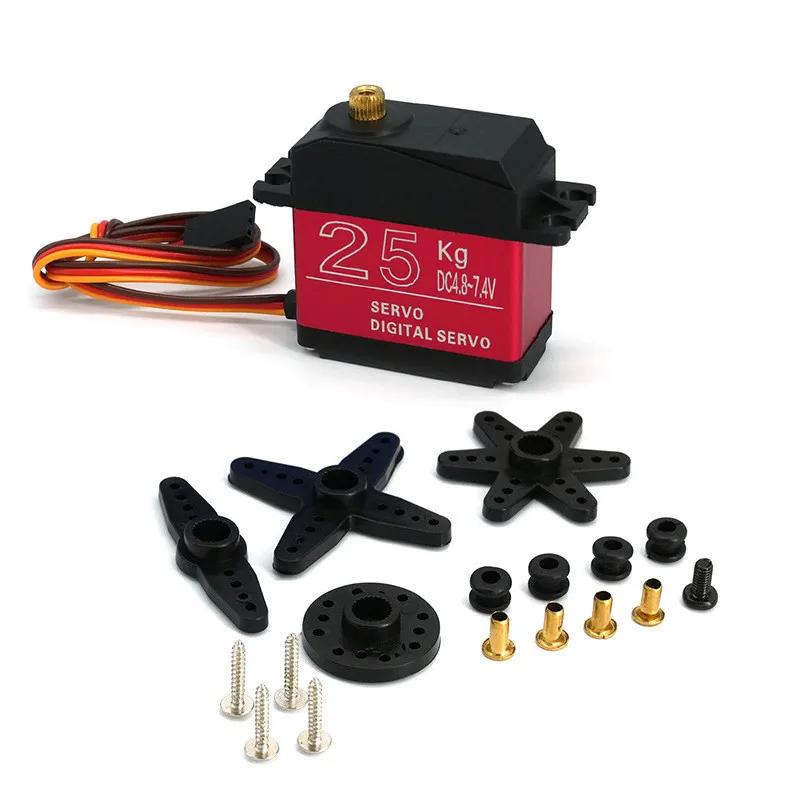 1X Waterproof Servo 20Kg 25Kg 30Kg 35Kg 40Kg High Speed servo Metal Gear Digital Servo RC Baja Servo For 1/8 1/10 Scale RC Cars