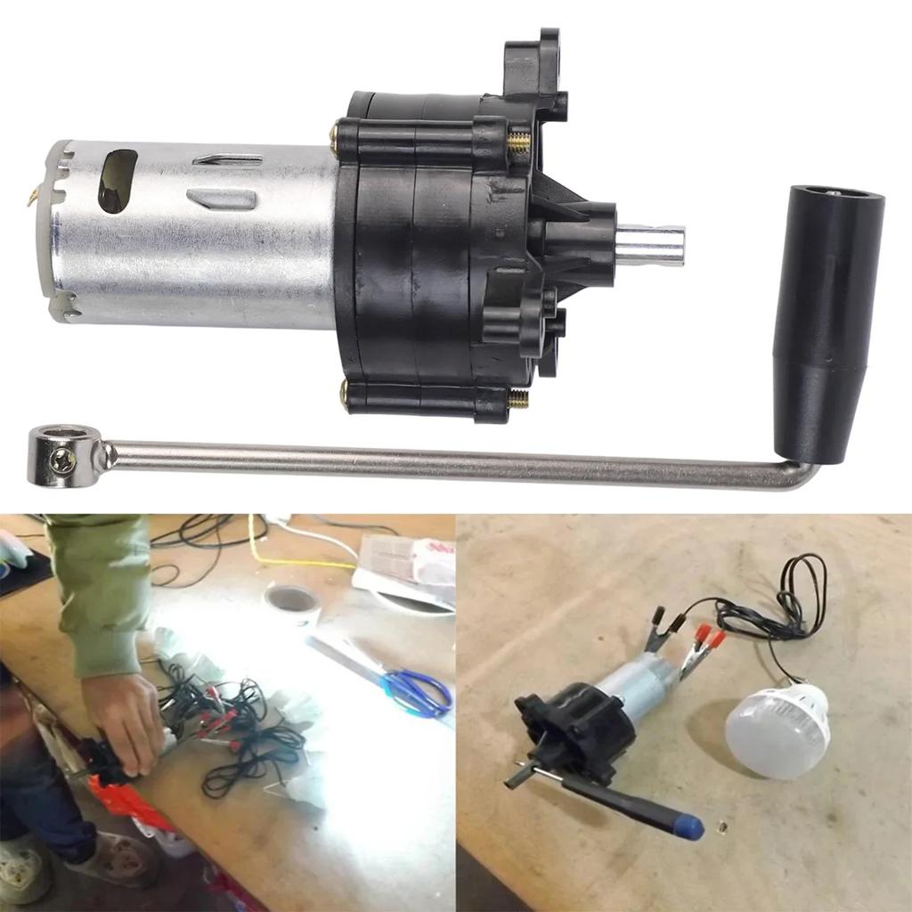 Hydraulic Hand Cranked Generator 6V 24V DC Wind Turbine Equipped with Planetary Gear for High Efficiency Power Output