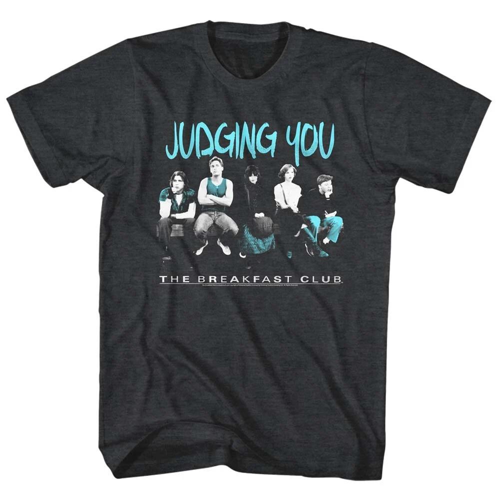 The Breakfast Club Movie Detention Library Banister Judging You Men s T Shirt XL