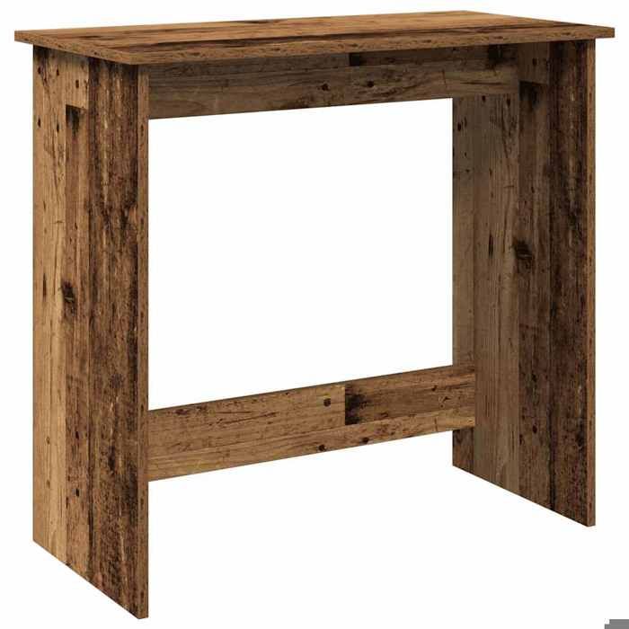 VidaXL Bureau style vieux bois 80x40x75 cm bois d'ingénierie, bureau, bureau d'étude,, bureau d'ordinateur, mobilier de 860461