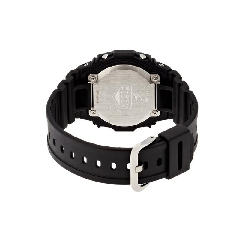 Casio G-SHOCK Classic Small Square Solar Quartz Movement Japanese and Korean Watch Men's Watch Black Dial GW-M5610-1B
