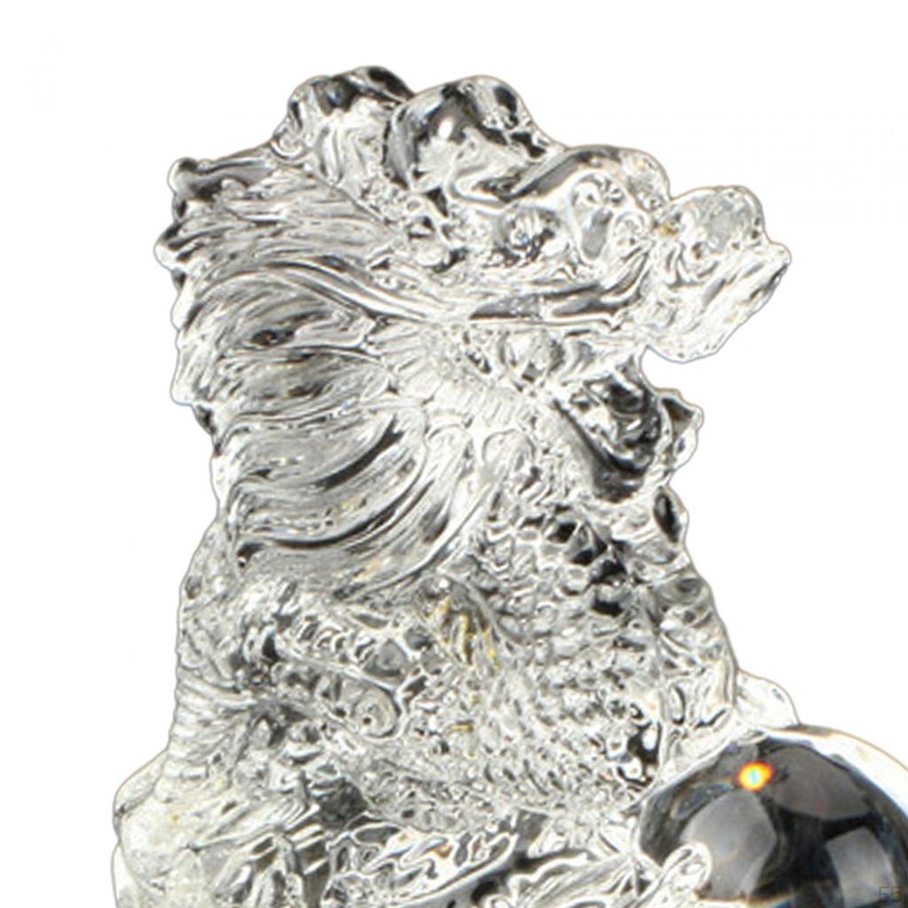 Chinese Dragon Collectible Crystal Ornament for Wealth And Luck