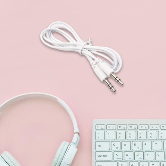 Cablu Audio Reducere Stabilă Anti-interferențe Mufă Transmisie Zgomot Redare 3.5mm Tată la Tată