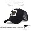 Unisex Cat Embroidery Baseball Net Caps Spring Summer Outdoor Adjustable Casual Hats Sunscreen Hat