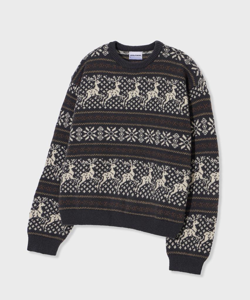 GLW Classic Nordic Knit Charcoal