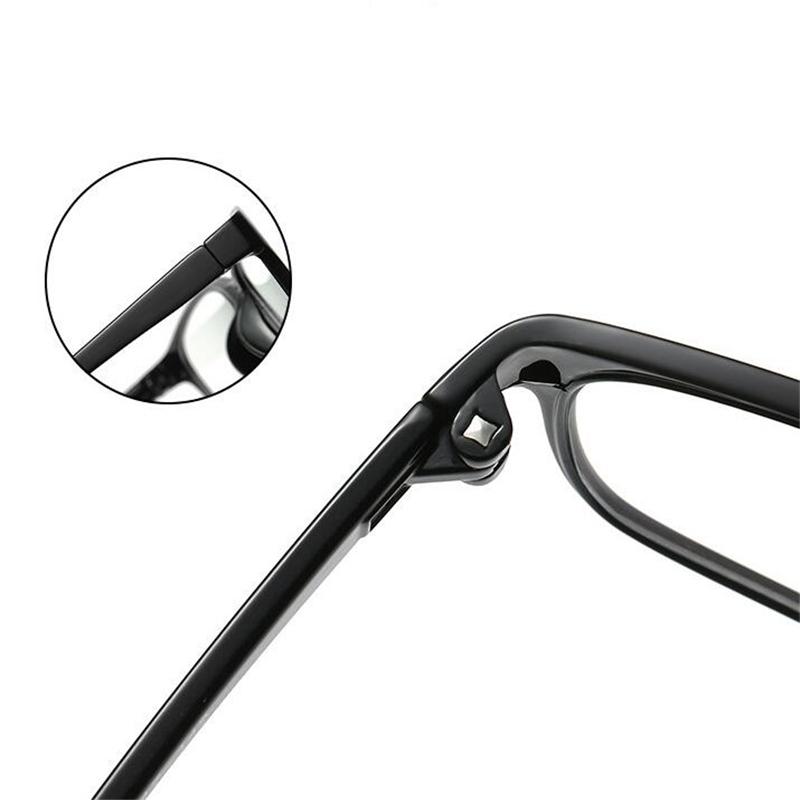 Anti-Blue Light Square Nearsighted Glasses Women Men Black Red Frame Prescription Eyeglasses Diopter 0 -0.5 -0.75 To -6.0