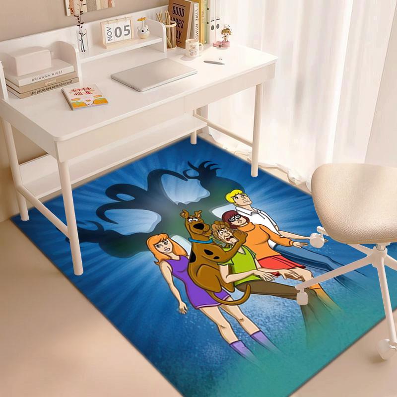 Halloween Cartoon Comedy Adventure Movie Scooby-Doo Carpet Is Suitable for Living Room and Bedroom Doormats Office Balcony Decorative Carpet V8