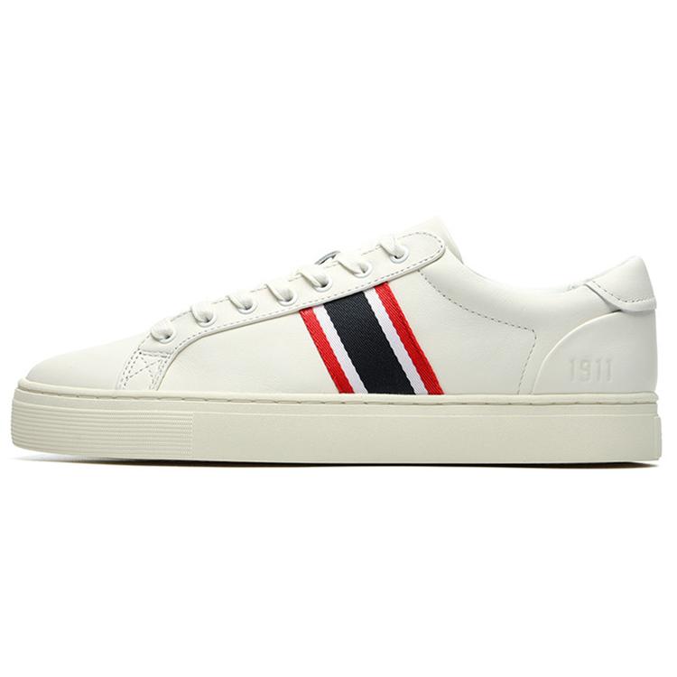 New FILA 1911 Court Leather 'White Red Black' F12M211201FSW