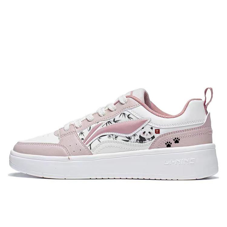 

Li Ning Sycee 2 Slip Resistant, Abrasion Resistant, Height Increasing Low top Skateboard Shoes Women s White Pink AGCT340-1(Team56-) 35