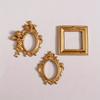 European Victorian Style Retro Resin Mini Angel Oval Small Photo Frame Accessory Positioning Frame Earring Necklace