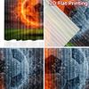 2D Flat Photography Backdrop Popular Scene Backdrop Fiery Water Soccer Ball 100% Polyester Festive Wall Decor Perfect for