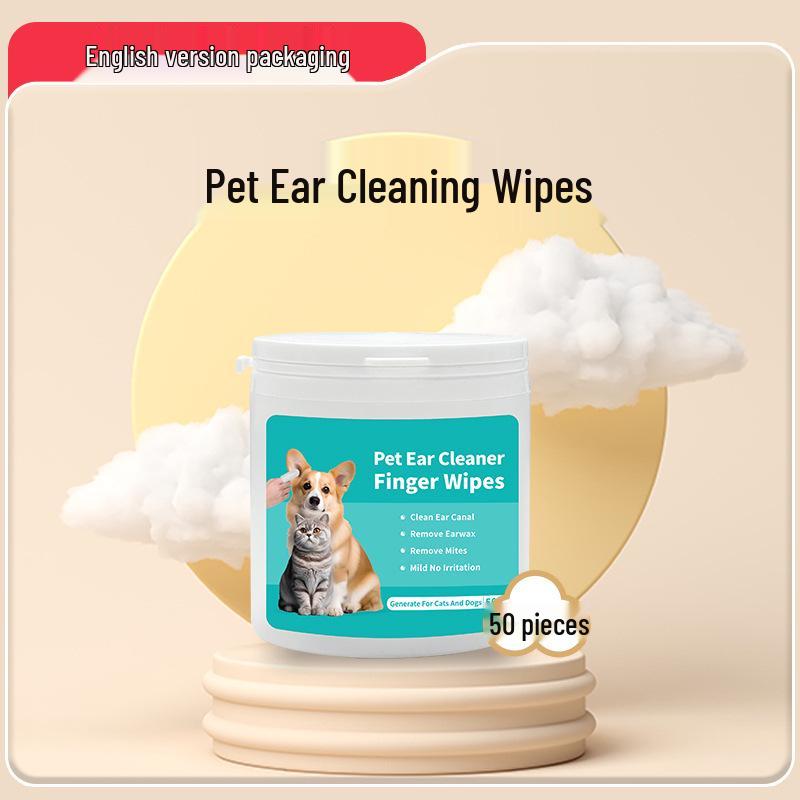 Pet Grooming Wipes Set: Ear, Teeth, Eye Care & Deodorizing Tissues for Cats and Dogs