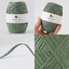 HARA WOOL Paper Yarn, Extra-Thick, 30g (approx. 77m), 100% Paper, Made in Japan, Set of 5 Balls, 9. Green