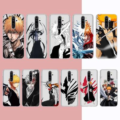 Anime Bleach Kurosaki Ichigo Phone Case for Samsung A51 A52 A71 A12 for Redmi 7 9 9A for Huawei Honor8X 10i Clear Case