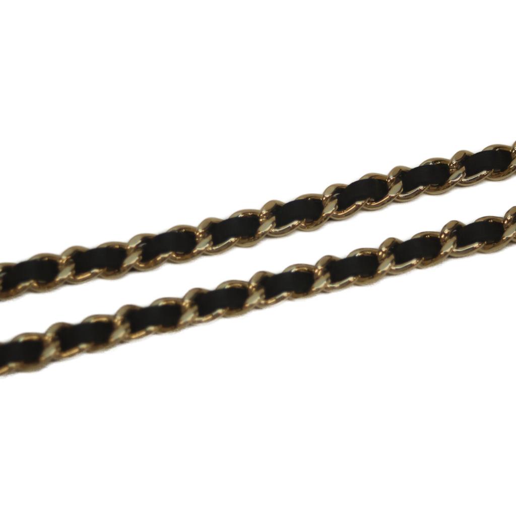 Chanel 24th Year Gift Black Velour Half Moon Chen Shoulder Bag Shoulder Bag blackUsed