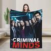 Nieuwe Collectie Criminal Minds Spencer Reid Deken Warm Zacht Mode Pluche Plaid Reizen Flanellen Sprei Beddekking