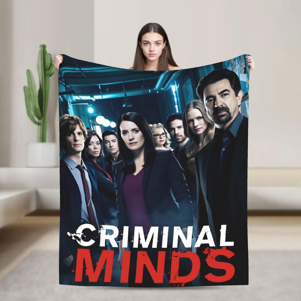 New Arrival Criminal Minds Spencer Reid Flannel Blanket Warm Throw Blanket for Couch Chair Camping Bedspread Sofa Bed Cover