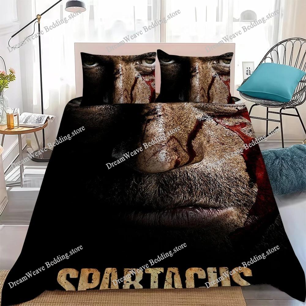 TV Spartacus Duvet Cover Set Home Style Bedding Soft Laundry Cotton Bed Student Dormitory Gift