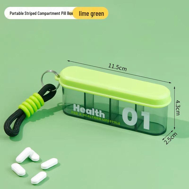 Portable Travel Medicine Box: Compact, Dustproof, and Sealed