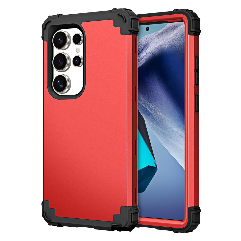 Applicable To Samsung S26Ultra 3-in-1 Mobile Phone Case S25Ultra Matte S24Ultra Anti-drop Protective Case