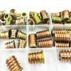 65Pieces Portable M6 Threaded Sleeve Nut Home Accessory For Pine Plywood and Composites Panel Fastening Tool Set