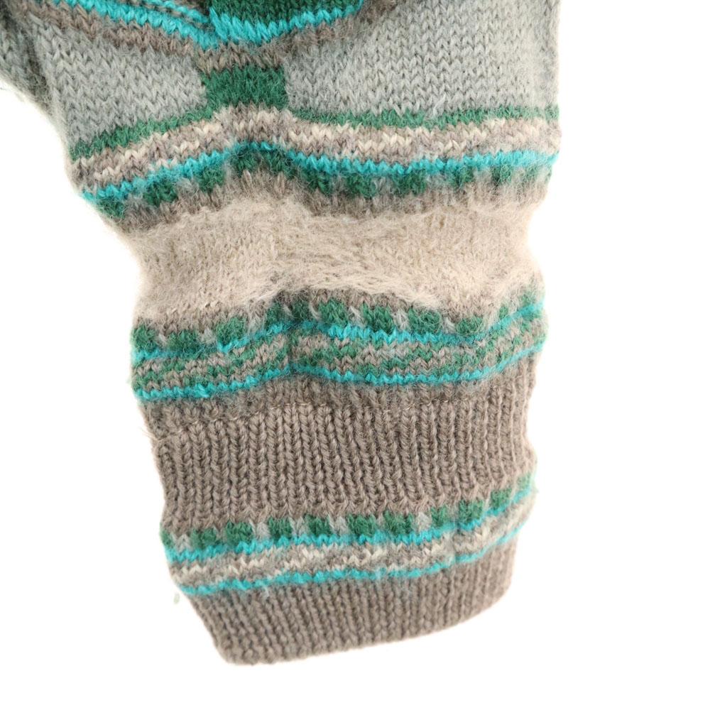 MULGA CLASSICS 90s Old Overall Handle Long Sleeve Sweater M 3D Knit Men's Used