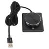 USB Volume Control Knob for PC External Media Adjustment Controller with 1 Key Mute Function Plug and Play Support for